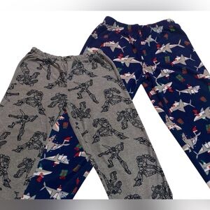 Carter's Festive Shark Print Pajama Pants Lot of 3